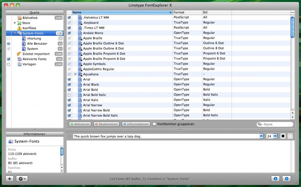 apple fontexplorer screen 1024x635 - FontExplorer -  Schriftverwaltung - Snow Leopard