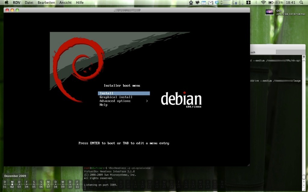 linux virtualbox 1 1024x640 - Ubuntu/Debian - VirtualBox 3.1 - VM ohne GUI auf der Shell erstellen und einrichten