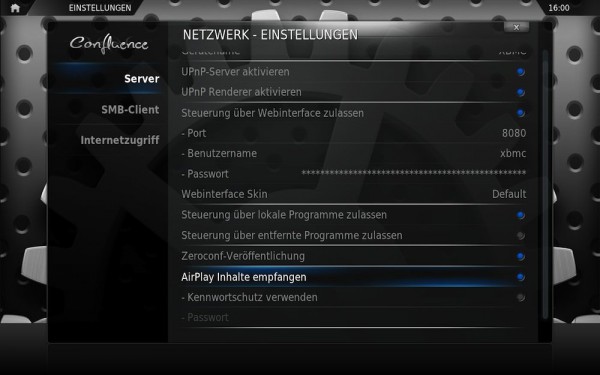 xbmc eden airplay aktivieren 600x375 - XBMC Eden - AirPlay aktivieren