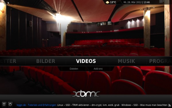 xbmc eden ubuntu airplay 600x375 - Ubuntu - Repository - XBMC 12.0 - Frodo mit Airplay und Live TV