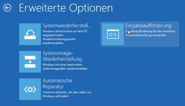 windows 8 computerreparaturoptionen 600x344 - Windows 8 / Windows 10 – Passwort vergessen / knacken / umgehen / zurücksetzen