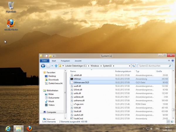 windows 8 desktop 600x450 - Windows 8 / Windows 10 – Passwort vergessen / knacken / umgehen / zurücksetzen