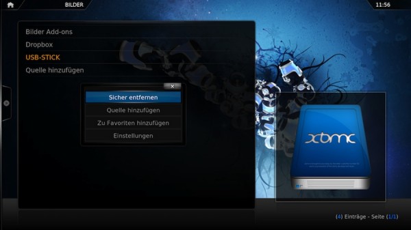 xbmc usb datentraeger sicher entfernen 600x337 - Arch Linux - USB-Sticks und SD-Karten automatisch mounten und als normaler User sicher entfernen - Version 2