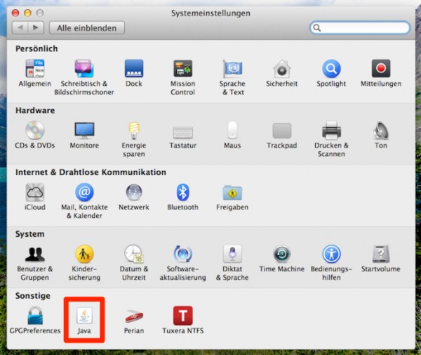 mac osx systemeinstellungen java 600x505 - OSX - Welches Java (Apple / Oracle) habe ich eigentlich installiert?