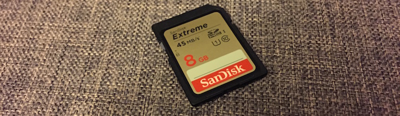 Raspberry Pi – Benchmark #2 – SanDisk Extreme 8GB Class 10