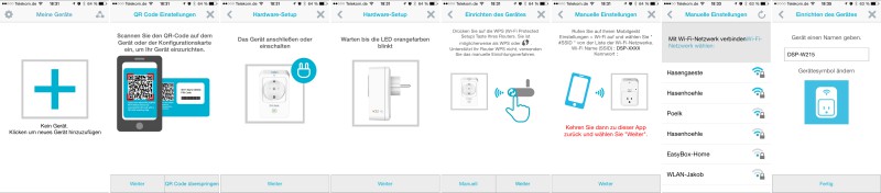 dlink dsp w215 app hinzufuegen 800x176 - Erfahrungsbericht – D-Link mydlink Smart Plug - DSP-W215 – Smart Home