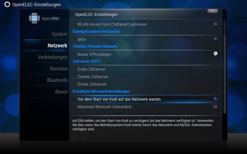 openelec einstellungen 02 800x500 - Projekt Media-PC v2 - OpenELEC