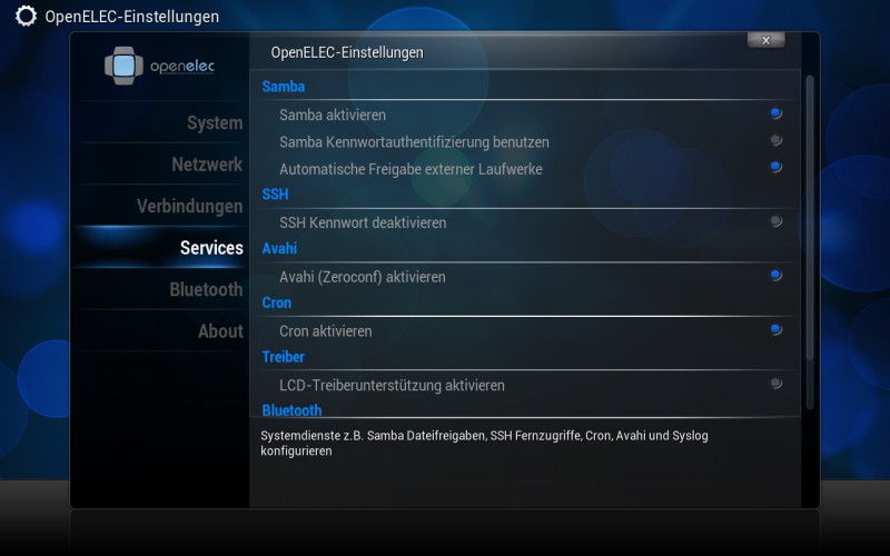 openelec einstellungen 04 800x500 - Projekt Media-PC v2 - OpenELEC