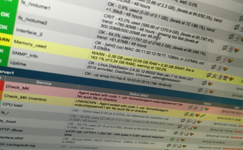 cmk monitoring 825x510 - OMD / check_mk - SMS-Benachrichtigungen über SMS-Gateway