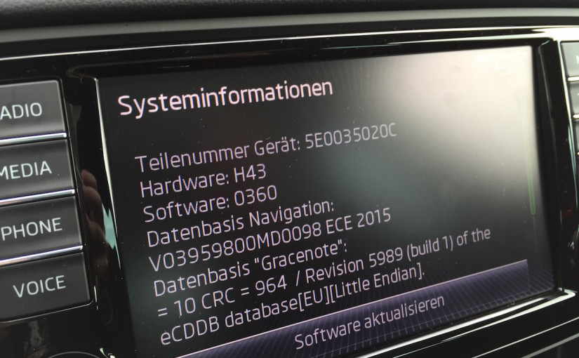 columbus 2 systeminformationen 825x510 - Skoda Columbus II – Media – Welche SD-Karte? Welches Dateisystem?