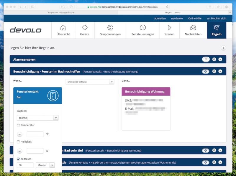 Devolo intelligentes Thermostat Regel2 800x597 - Erfahrungsbericht – Devolo Home Control - Fensterkontakt und Heizkörperthermostat