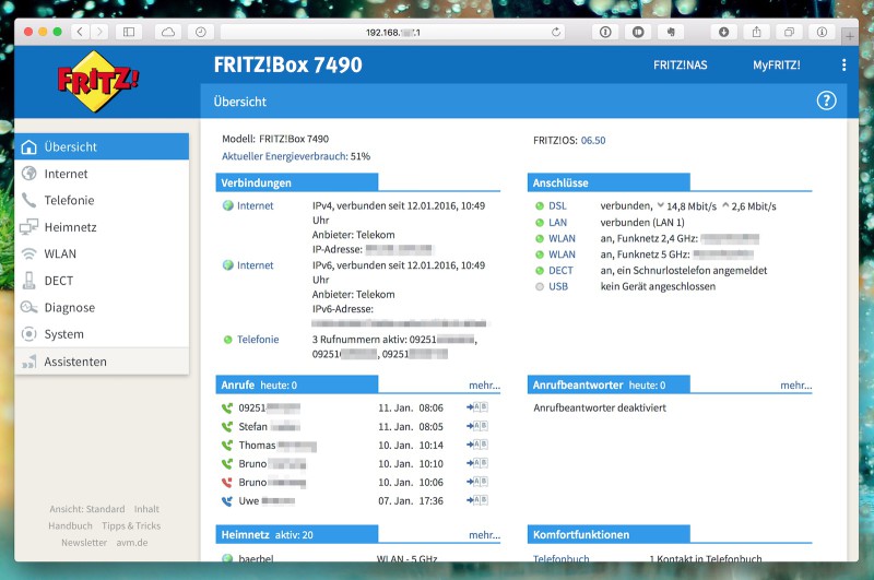 avm fritzbox 7490 fritz os 06.50 800x531 - Test – AVM FRITZ!Box 7490