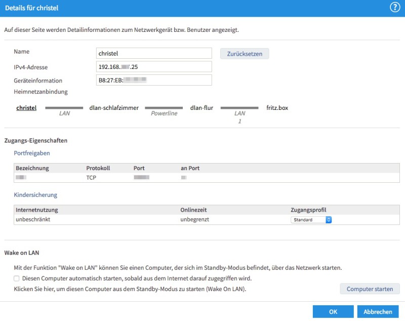 avm fritzbox 7490 heimnetzuebersicht 800x634 - Test – AVM FRITZ!Box 7490