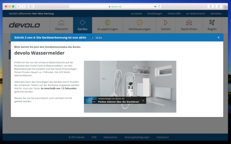devolo wassermelder einbindung 03 800x499 - Devolo Wassermelder - Einbindung Step3