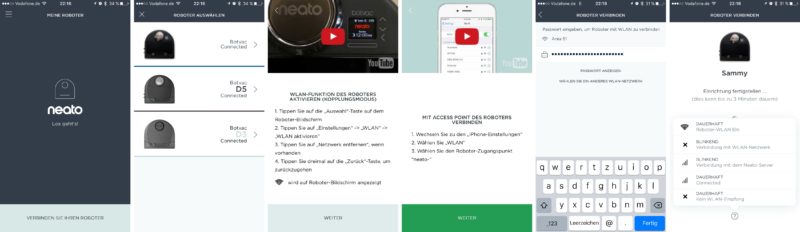 neato botvac connected ios app wlan verbindung 800x232 - Test – Neato Botvac Connected Staubsaugerroboter