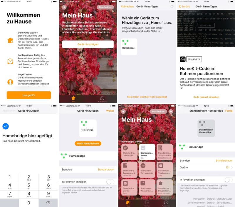 apple home homekit mit homebridge verbinden 800x703 - Apple Home (HomeKit) - Devolo Geräte mit der Apple App steuern - Homebridge