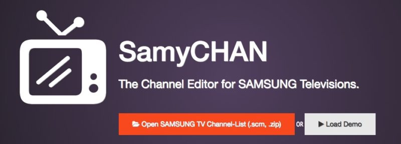 SamyCHAN Open 800x289 - Samsung – Senderliste mit SamyCHAN sortieren / bearbeiten (macOS, Windows & Linux)