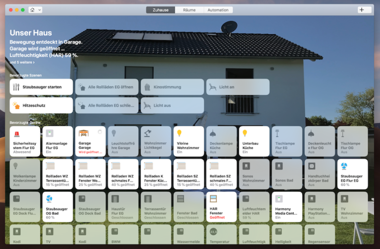 Update für UnterputzModule Devolo Plugin für Homebridge Apple