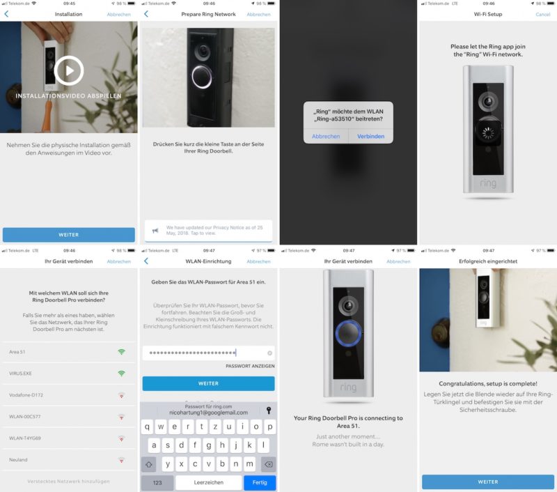 ring video doorbell pro einrichtung doorbell pro2 800x706 - Test - Ring Video Doorbell Pro - Smarte Türklingel mit Gong