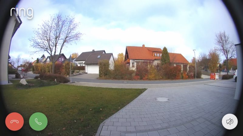 ring video doorbell pro liveansicht liveview 800x450 - Test - Ring Video Doorbell Pro - Smarte Türklingel mit Gong