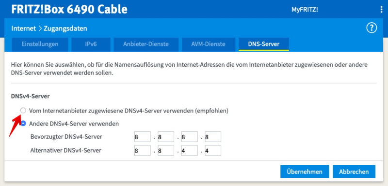 vodafone kabel deutschland fremdgeraet dns 800x385 - Vodafone Kabel Deutschland - Störung - eigener Router / Fremdgerät - 128 kbit/s