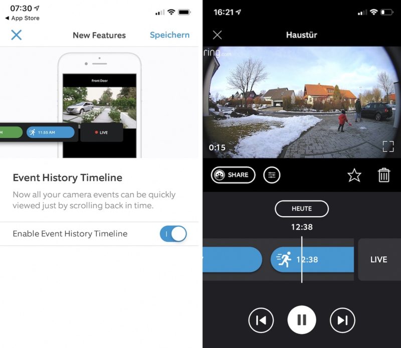 ring app ios update timeline preview 02 800x695 - App Update - Ring Video Doorbell's