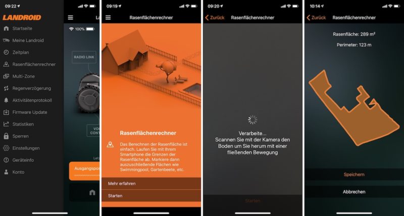 worx landroid m500 wr141e rasenflaechenrechner 800x427 - Test - Worx Landroid M500 2019 (WR141E) - Mähroboter