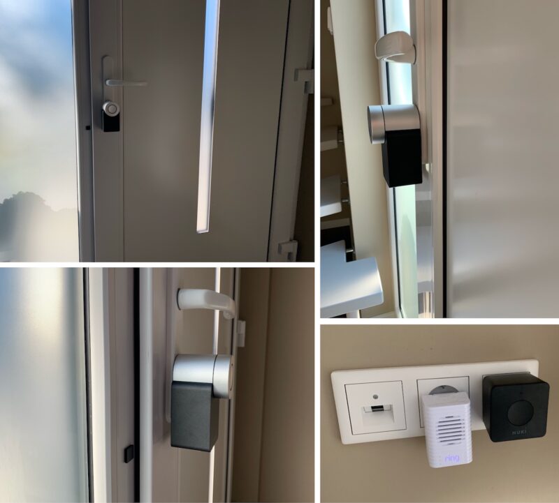 nuki combo 2punkt0 smart lock 2null bridge bilder montiert angeschlossen 800x721 - Test - NUKI Combo 2.0 - Smartes Türschloss mit Apple HomeKit