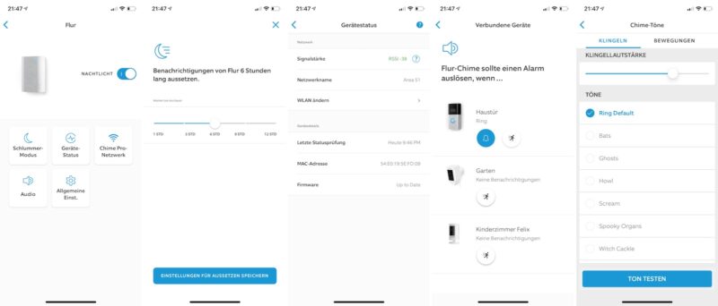ring chime pro gen 2 einstellungen 800x342 - Test - Ring Chime Pro (2. Generation)