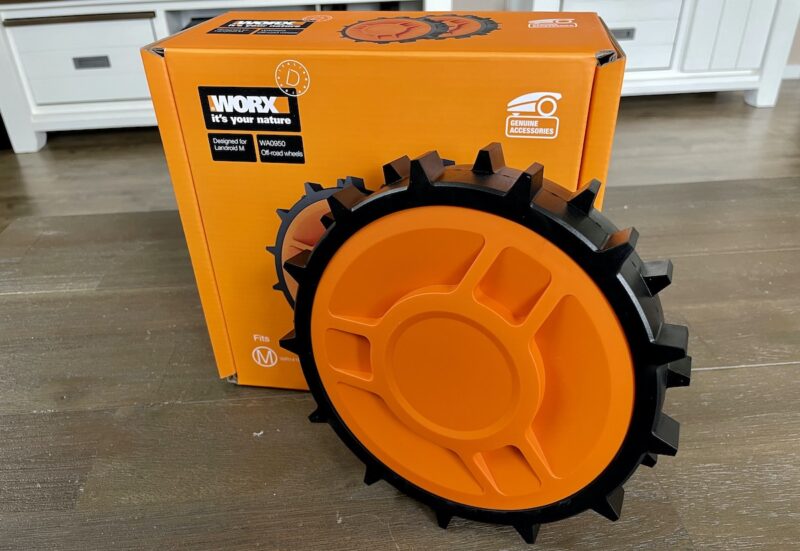 WORX Landroid Raeder WA0950 Offroad 800x551 - Kurztest - Landroid alternative Räder - WA0950 WA0952 WA0953