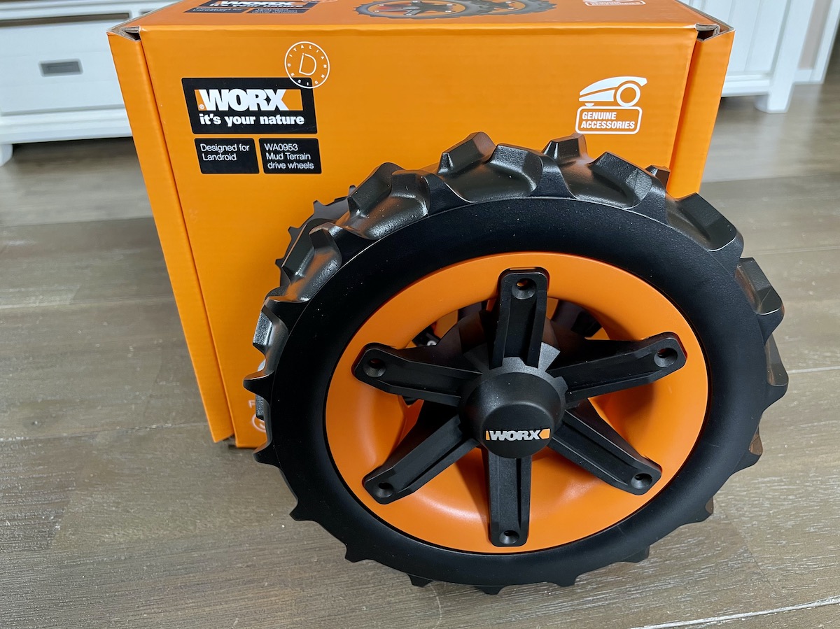 All-Terrain Wheel für Worx Landroid WR140 Rasenmäher, verbesserte