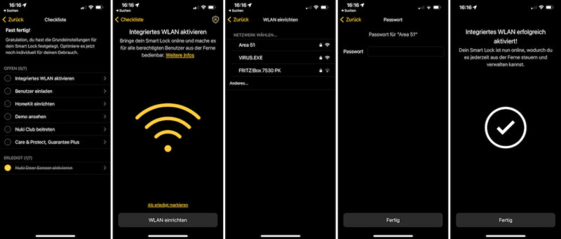 nuki smartlock 3 pro app wlan verbindung aufbauen 800x342 - Test - Nuki Smart Lock 3.0 Pro inkl. Türsensor