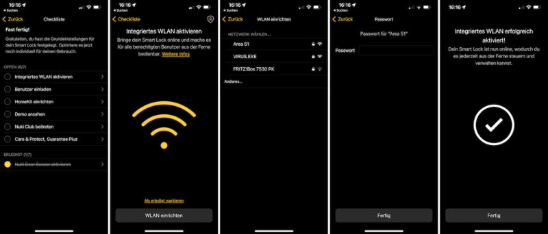 nuki smartlock 3 pro app wlan verbindung aufbauen 800x342 - Test - Nuki Smart Lock 3.0 Pro inkl. Türsensor