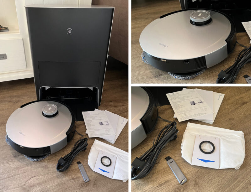 ecovacs deebot x1 omni lieferumfang 800x613 - Test – ECOVACS DEEBOT X1 OMNI – Saugroboter