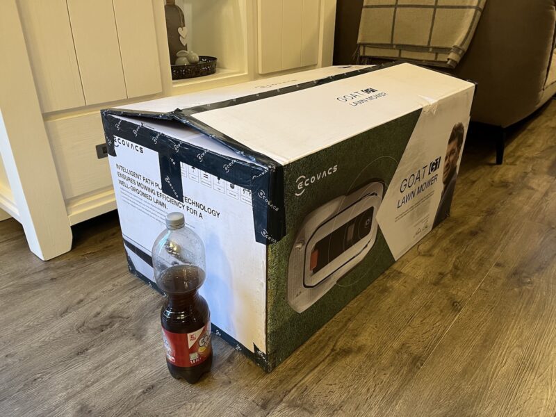 ecovacs goat g1 unboxing 02 800x600 - Erster Eindruck & Unboxing – ECOVACS GOAT G1 – Mähroboter