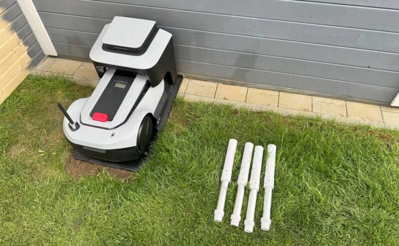 ecovacs goat g1 800 positionierung 800x494 - Test - ECOVACS GOAT G1-800 – Mähroboter ohne Begrenzungskabel