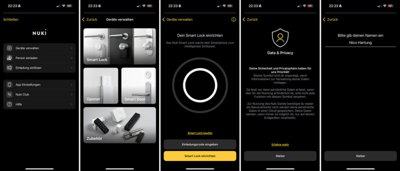 Nuki Smart Lock Ultra Einrichtung 01 Verbinden 800x342 - Test – Nuki Smart Lock Ultra