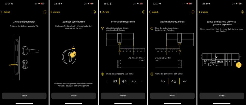 Nuki Smart Lock Ultra Einrichtung 04 Demontage 800x342 - Test – Nuki Smart Lock Ultra