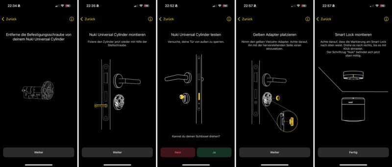 Nuki Smart Lock Ultra Einrichtung 06 Einbau und Test 800x342 - Test – Nuki Smart Lock Ultra