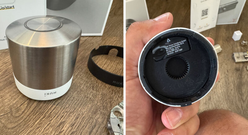 Nuki Smart Lock Ultra ausgepackt detail 800x437 - Test – Nuki Smart Lock Ultra