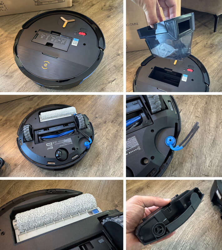 ECOVACS DEEBOT X9 PRO OMNI Detailbilder Roboter 710x800 - Test - ECOVACS DEEBOT X9 PRO OMNI - Saugroboter