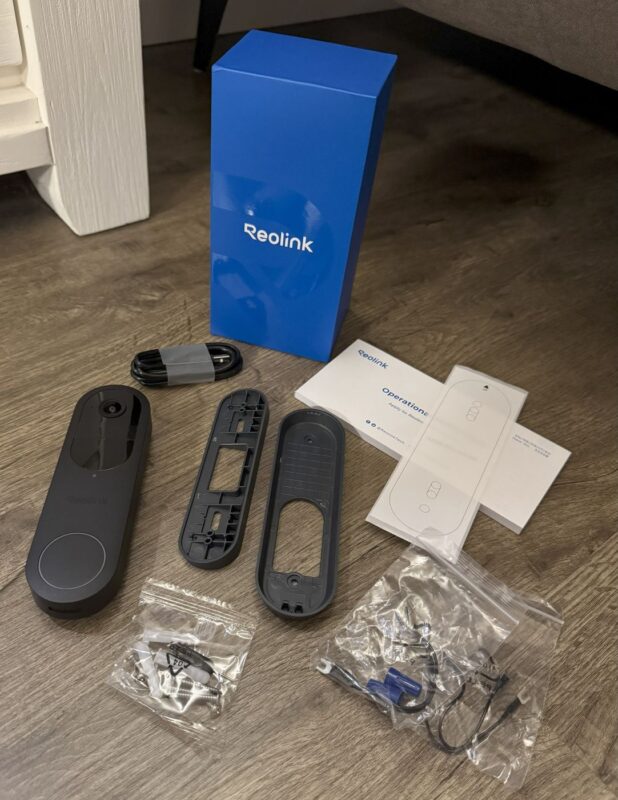Reolink Video Doorbell Battery Lieferumfang 618x800 - Test - Reolink Video Doorbell (Battery)