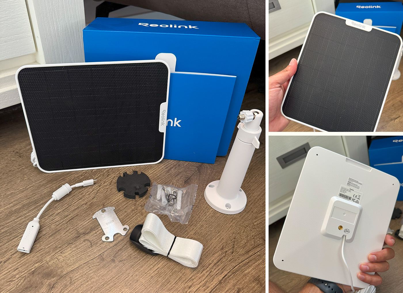 Test - Reolink Argus PT Ultra mit Solar Reolink Solarpanel Lieferumfang - Test - Reolink Argus PT Ultra mit Solar