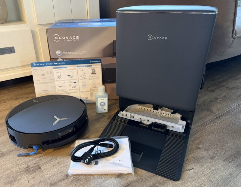 Test – ECOVACS DEEBOT T90 PRO OMNI – Saug- und Wischroboter ECOVACS DEEBOT T90 OMNI Lieferumfang 800x623 - Test – ECOVACS DEEBOT T90 PRO OMNI – Saug- und Wischroboter