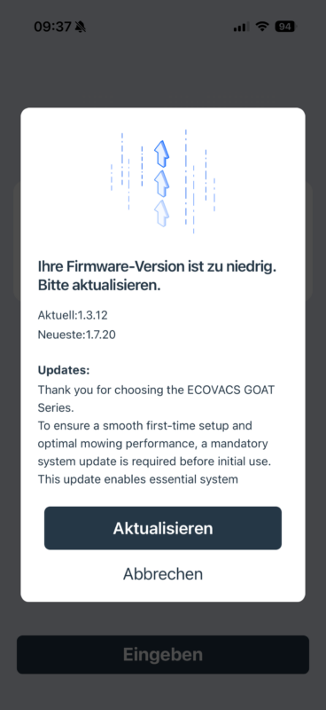 Test – ECOVACS GOAT A1600 LiDAR PRO – Mähroboter mit TruEdge-Trimmer ohne Kabel IMG 8190 368x800 - Test – ECOVACS GOAT A1600 LiDAR PRO – Mähroboter mit TruEdge-Trimmer ohne Kabel