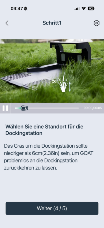 Test – ECOVACS GOAT A1600 LiDAR PRO – Mähroboter mit TruEdge-Trimmer ohne Kabel IMG 8207 368x800 - Test – ECOVACS GOAT A1600 LiDAR PRO – Mähroboter mit TruEdge-Trimmer ohne Kabel