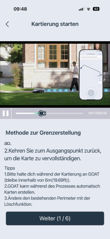 Test – ECOVACS GOAT A1600 LiDAR PRO – Mähroboter mit TruEdge-Trimmer ohne Kabel IMG 8219 368x800 - Test – ECOVACS GOAT A1600 LiDAR PRO – Mähroboter mit TruEdge-Trimmer ohne Kabel