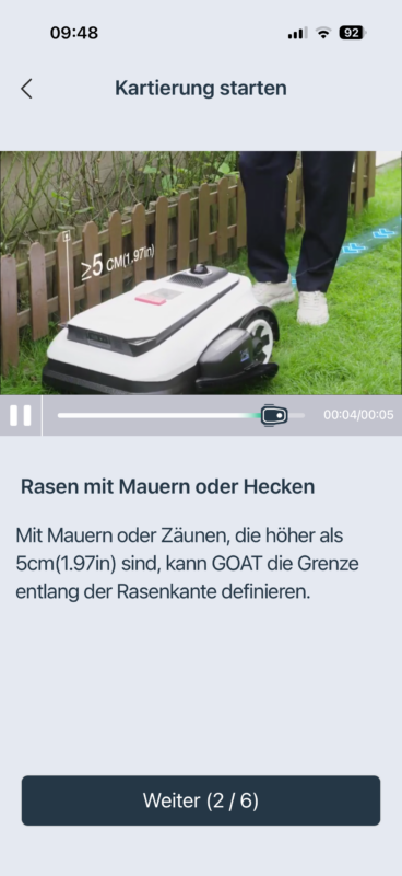 Test – ECOVACS GOAT A1600 LiDAR PRO – Mähroboter mit TruEdge-Trimmer ohne Kabel IMG 8221 368x800 - Test – ECOVACS GOAT A1600 LiDAR PRO – Mähroboter mit TruEdge-Trimmer ohne Kabel