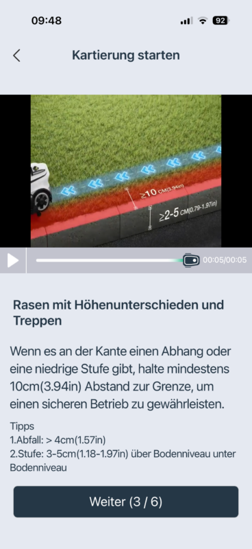 Test – ECOVACS GOAT A1600 LiDAR PRO – Mähroboter mit TruEdge-Trimmer ohne Kabel IMG 8223 368x800 - Test – ECOVACS GOAT A1600 LiDAR PRO – Mähroboter mit TruEdge-Trimmer ohne Kabel