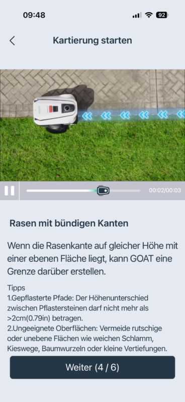 Test – ECOVACS GOAT A1600 LiDAR PRO – Mähroboter mit TruEdge-Trimmer ohne Kabel IMG 8226 368x800 - Test – ECOVACS GOAT A1600 LiDAR PRO – Mähroboter mit TruEdge-Trimmer ohne Kabel
